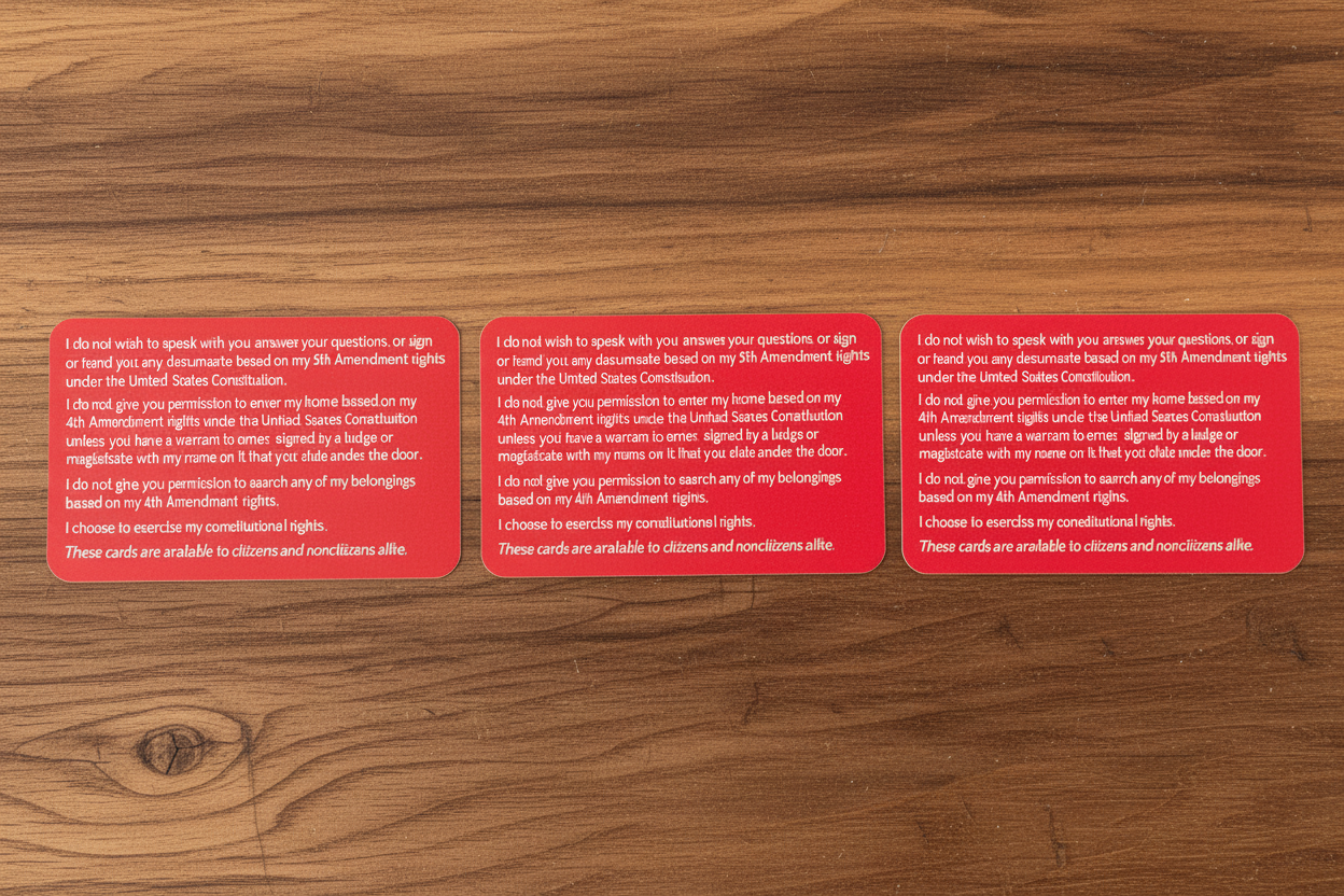3 pack Banderas rojas con tus derechos