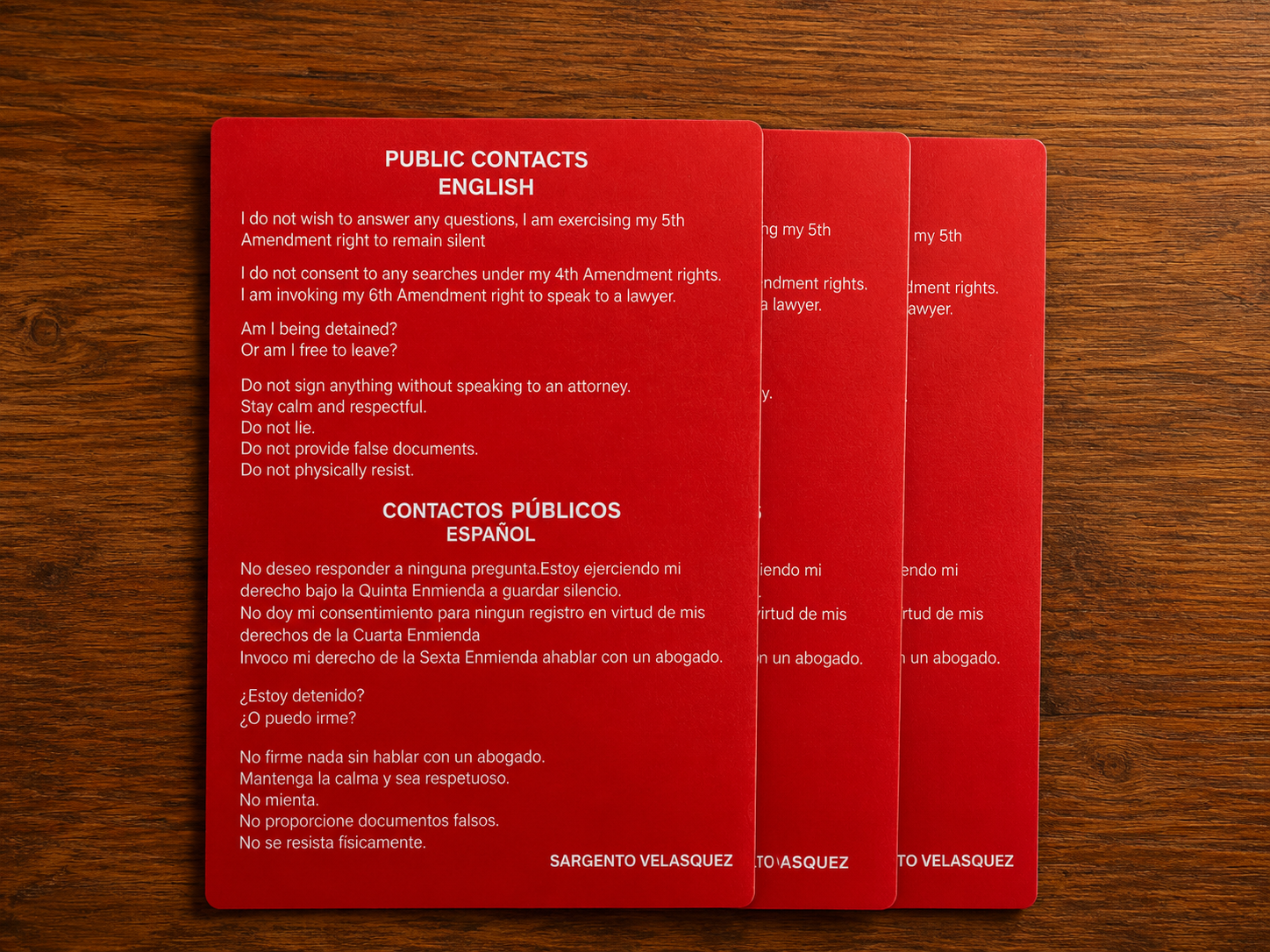STG_velasquez Tarjeta Roja de DerechosConstitucionales 4x6 (Inglés y Español)
