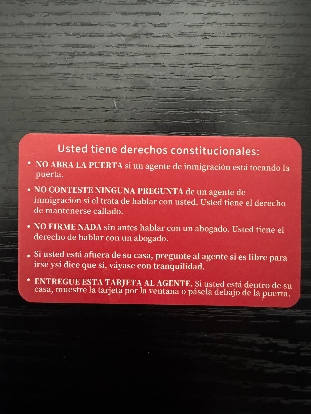 3 pack Banderas rojas con tus derechos