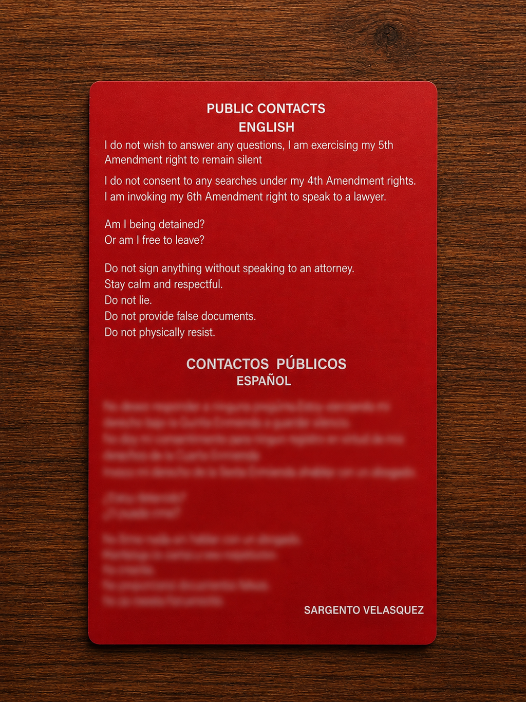 STG_velasquez Tarjeta Roja de DerechosConstitucionales 4x6 (Inglés y Español)
