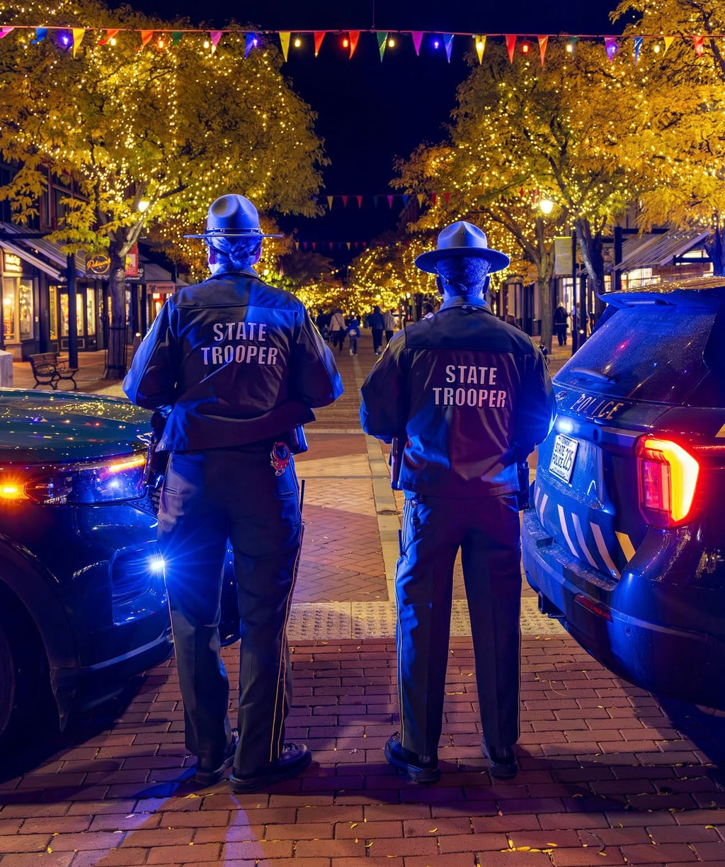 1 Bandera Thin Blue Line – USA